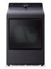 LG 7.3 Cu. Ft. Electric Dryer with Steam - Matte Black - DLEX8600BE | Sécheuse électrique LG de 7,3 pi³ avec vapeur - noir mat - DLEX8600BE