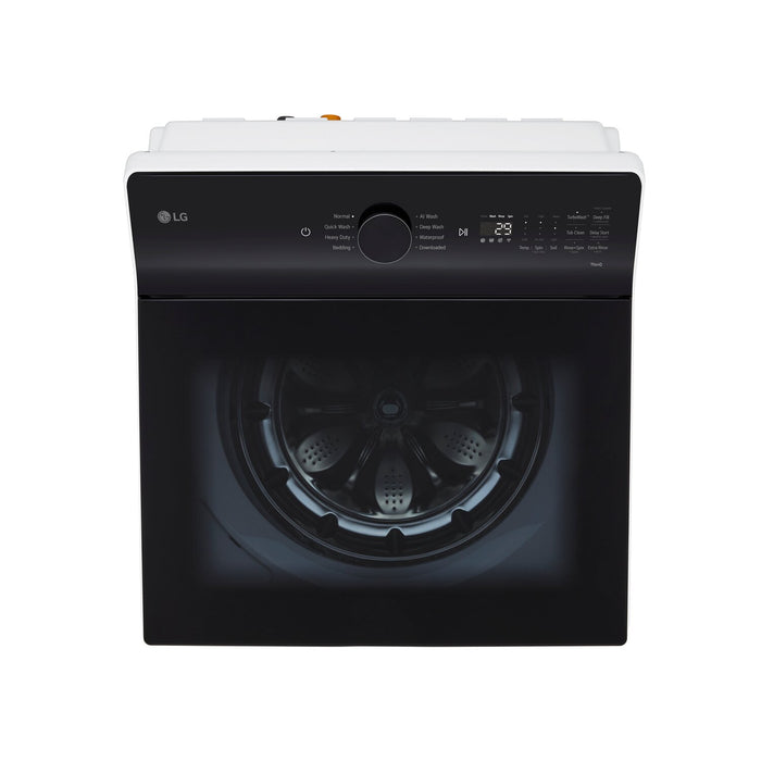 Laveuse intelligente haute efficacité LG à chargement par le haut de 6,3 pi³ - blanche - WT8400CW