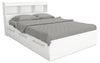 Riley Mates Bed with Bookcase Headboard Set for Kids,Made in Canada, White - Full Size | Lit matelot Riley avec ensemble de tête de lit bibliothèque pour enfants, fabriqué au Canada, blanc - format lit double