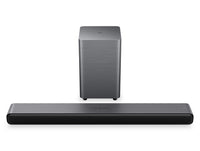 Barre de son TCL à 2.1 canaux avec Bluetooth, Dolby AtmosMD, DTS Virtual:XMC et caisson d’extrêmes graves sans fil (S55H)