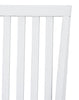 Bryn Dining Chair with Fabric Seat, Slat-Back – White and Grey | Chaise de salle à manger Bryn avec siège en tissu, dossier à lattes – blanch et gris