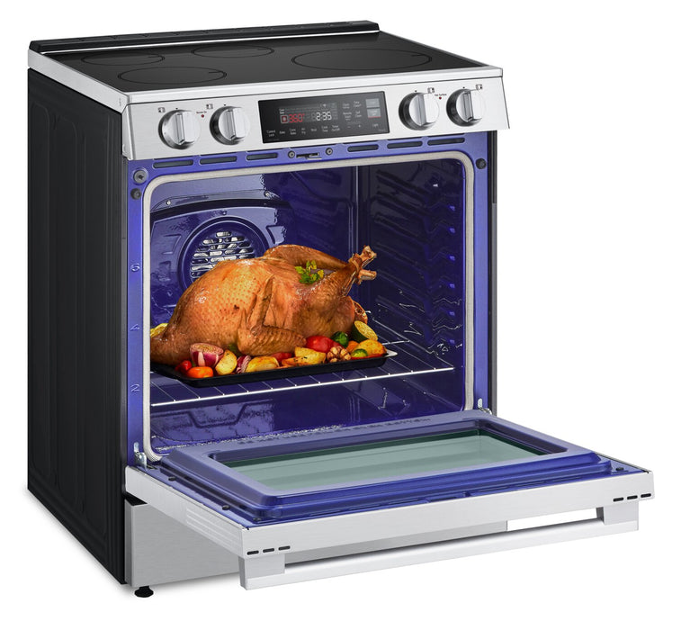 Cuisinière induction encastrée intelligente LG de 6,3 pi3 avec friture à air - LSIL6334XE