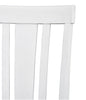 Brook Dining Chair with Polyester Fabric - White/Grey | Chaise de salle à manger Brook en tissu de polyester - blanche et grise
