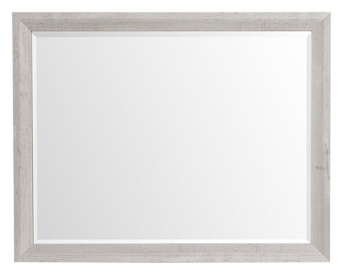  Miroir de commode de chambre à coucher Lark - blanc rustique