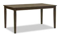 Table de salle à manger Devon de 60 po (L) en bois - brun foncé