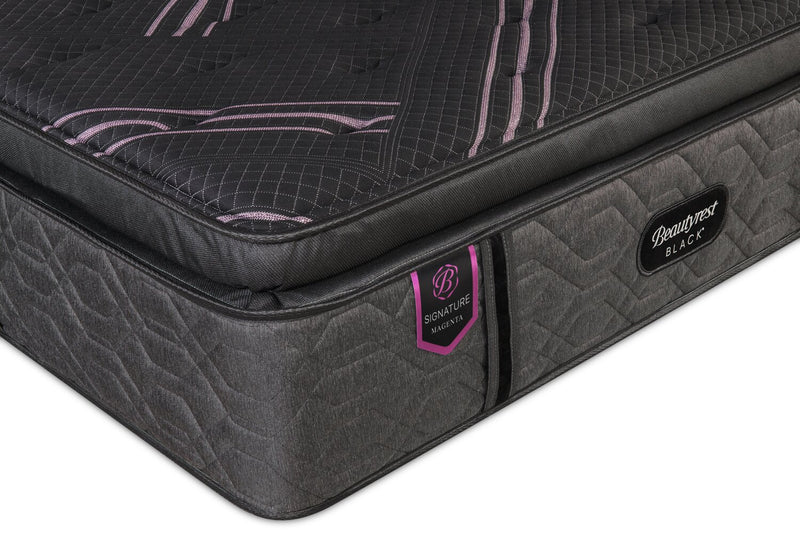Matelas à Euro-plateau épais Magenta Signature de Beautyrest BlackMD pour lit double