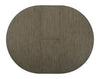 Brook Dining Table with 42-54"W Extension, Round - White/Brown | Table de salle à manger ronde Brook de 42 po à 54 po (L) avec rallonge - blanche et brune