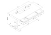 Elevate 60” Height-Adjustable Office Desk with Storage and Wireless Charging - White/Grey | Bureau Elevate de 60 po à hauteur réglable avec rangement et recharge sans fil - blanc et gris