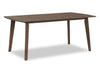 Rain 5pc Dining Set with Table & 4 Grey Chairs, 72"W - Grey/Brown | Ensemble de salle à manger Rain 5 pièces avec table de 72 po (L) et 4 chaises grises - gris et brun