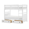 Quinn Trundle Drawers for Bed or Bunk, Set of 2 - White | Ensemble 2 tiroirs gigognes Quinn pour lit ou lits superposés - blanc