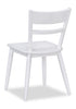 Remi Dining Chair with Curved Ladder-Back - White | Chaise de salle à manger Remi avec dossier en échelle courbé - blanche