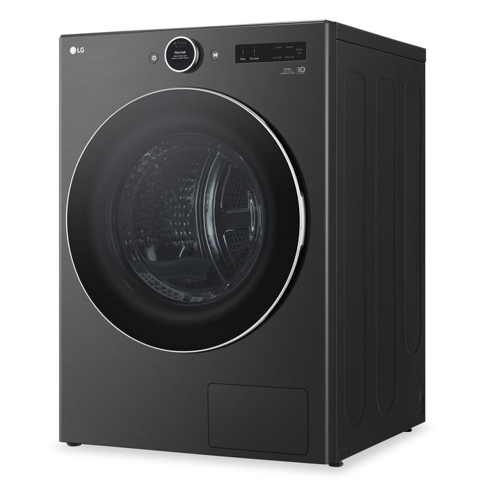 Sécheuse LG de 7,8 pi³ avec pompe à chaleur - acier noir - superposable - DLHC6702B
