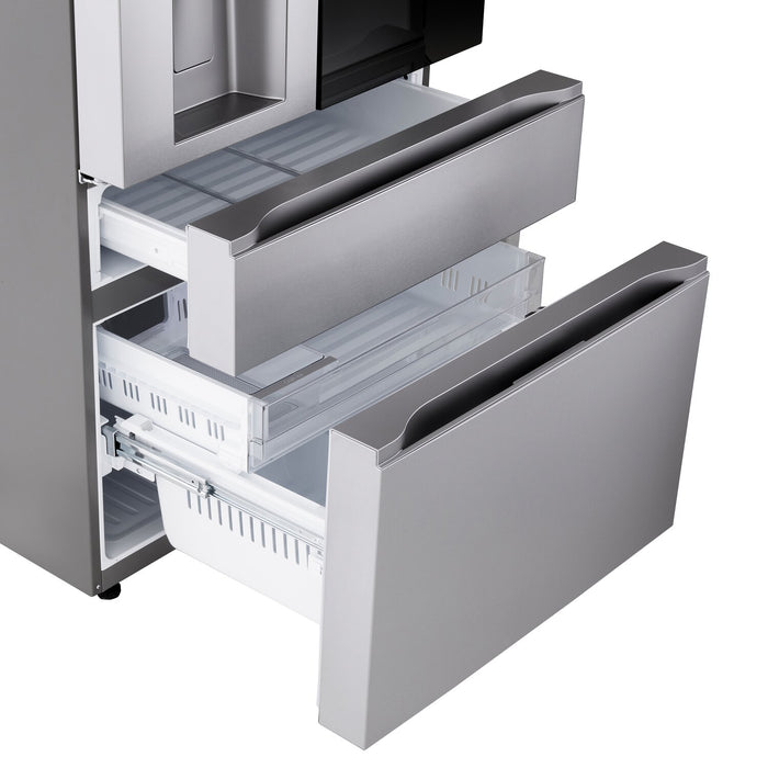 Réfrigérateur LG de 36 po et de 29 pi3 avec technologie InstaViewMC, Porte dans la porteMD et MyColourMC - LF29S8365S