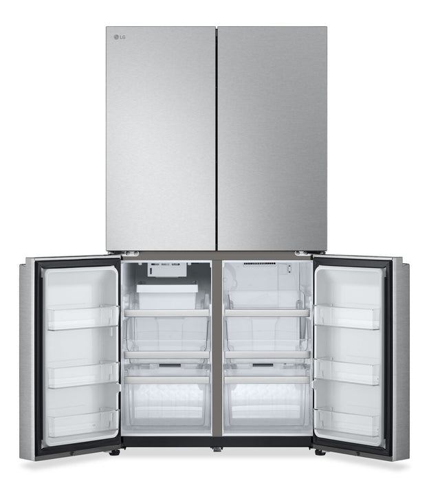 Réfrigérateur LG de 23,6 pi3 et de 36 po de profondeur comptoir à 4 portes françaises avec machine à glaçons - LF24C8200S