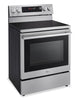 LG 6.3 Cu. Ft. Smart Electric Range with Air Fry - Fingerprint Resistant Stainless Steel - LREN6325XE | Cuisinière intelligente électrique LG de 6,3 pi³ avec friture à air - acier inoxydable résistant aux traces de doigts - LREN6325XE
