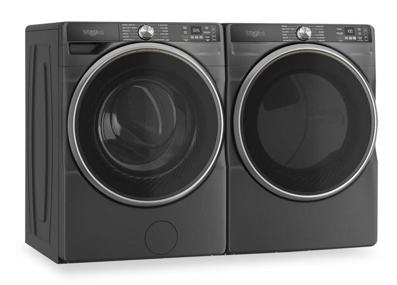 Laveuse à chargement frontal de 5,8 pi³ avec système de ventilation FreshFlowMC et sécheuse électrique de 7,4 pi³ de Whirlpool 
