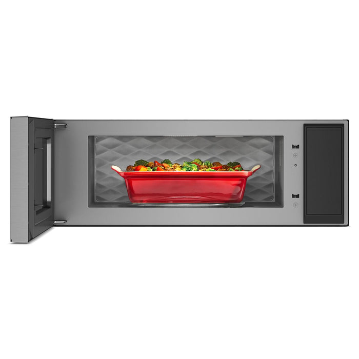 Four à micro-ondes à hotte intégrée intelligent à profil bas KitchenAid de 1,1 pi3 - acier inoxydable - YKMML550RPS
