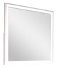 Halo Bedroom Dresser Mirror with LED Light, Glam - White | Miroir de commode de chambre à coucher somptueux Halo avec éclairage à DEL - blanc