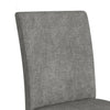 Rain Dining Chair with Cushion Fabric Seat & Back – Grey | Chaise de salle à manger Rain avec siège et dossier rembourrés en tissu - grise