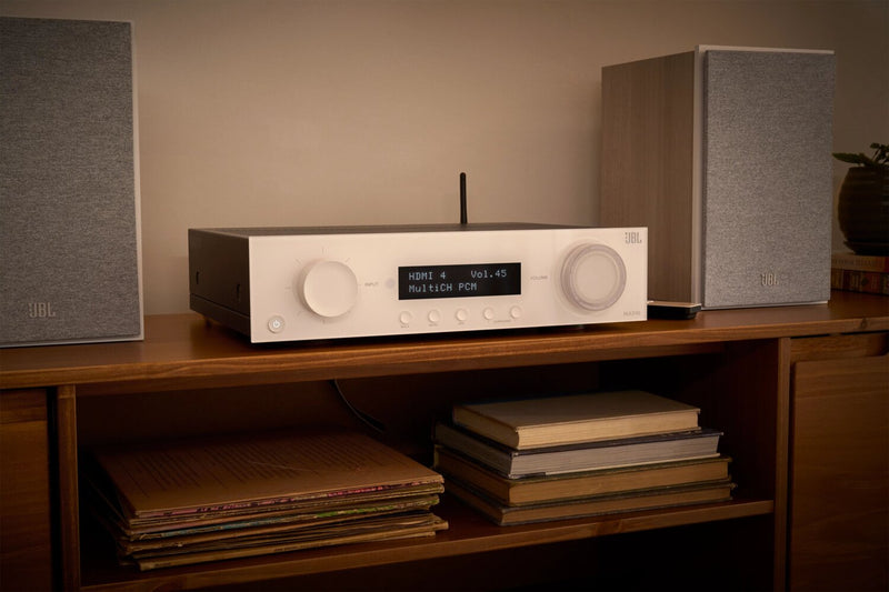 Récepteur AV à 5.2 canaux JBL MA310 4K – blanc (JBLMA310WHTAM)