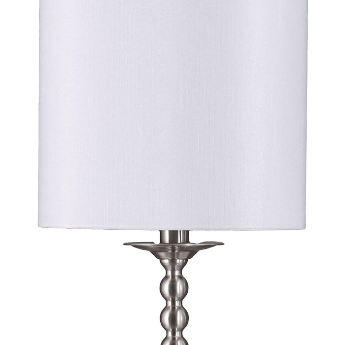 Ensemble 2 lampes de table de 30 po en nickel brossé