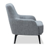 Monroe 29" Fabric Accent Chair with Metal Legs - Grey | Fauteuil d’appoint Monroe de 29 po en tissu avec pattes en métal - gris