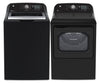 GE 5.3 Cu. Ft. Top Load Washer and 7.4 Cu. Ft. Electric Dryer – Diamond Grey | Laveuse à chargement par le haut de 5,3 pi3 et sécheuse électrique de 7,4 pi3 de GE - Gris diamant