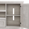 Scott Living Hayward 70” Modern TV Stand with Storage and Cable Management for TVs up to 75” - White | Meuble pour téléviseur moderne Scott Living Hayward de 70 po avec rangement et système de gestion des câbles pour téléviseurs jusqu’à 75 po - blanc