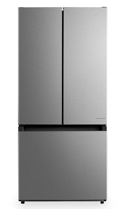 Réfrigérateur Midea de 18,4 pi³ et de 30 po à portes françaises - acier inoxydable - MRF18B4AST