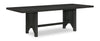 Emery 7pc Dining Set with Table & 6 Chairs, Wood, 72-96"W Extension - Black & Grey | Ensemble de salle à manger Emery 7 pièces en bois avec table, rallonge, 72 po à 96 po (L) et 6 chaises - noir et gris
