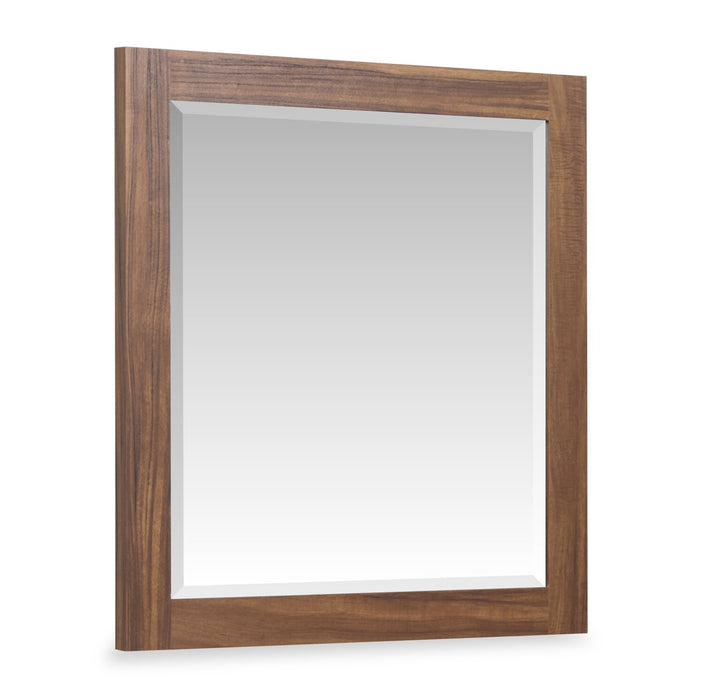 Miroir de commode de chambre à coucher Dante de Scott Living - brun