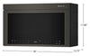 KitchenAid Multifunction Smart Flush Mount Over-the-Range Microwave Oven – Black Ore - YKMMF730PBE | Four à micro-ondes à hotte intégrée intelligent multifonctionnel KitchenAid à installation affleurée - Minerai noir  - YKMMF730PBE