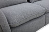 Monaco 4-Piece Sectional - Grey | Sofa sectionnel Monaco 4 pièces - gris | MONAGSEC