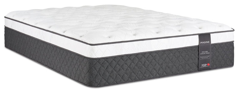Matelas moelleux à Euro-plateau Encore Imagine de Springwall pour lit simple 