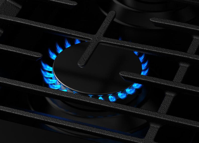 Cuisinière intelligente à gaz Whirlpool de 5 pi³ avec friture à air et autonettoyage - acier inoxydable - WFGS7530RZ