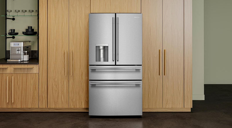 Réfrigérateur KitchenAid de 29 pi3 à portes françaises - acier inoxydable - KRMF436SPS