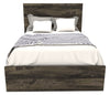 Riley 6pc Bedroom Set with Panel Bed, Dresser, Mirror & Nightstand, Made in Canada, Grey - Full Size | Ensemble de chambre à coucher Riley 6 pièces avec lit à panneaux, commode, miroir et table de nuit, fabriqué au Canada, gris - format lit double