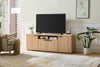 Noren 63" TV Stand with Storage for TVs up to 70"- Light Oak | Meuble pour téléviseur Noren de 63 po avec rangement pour téléviseurs de jusqu’à 70 po - chêne clair