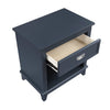 Quinn Bedside 1-Drawer Nightstand with Shelf, 24"W x 26"H - Blue | Table de nuit Quinn de 24 po (L) x 26 po (H) à 1 tiroir avec tablette - bleue
