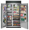 Kitchenaid 48" 29.4 Cu. Ft. Built-In Side-by-Side Refrigerator – Juniper - KBSN748SJP | Réfrigérateur encastré KitchenAid de 29,4 pi3 et de 48 po à compartiments juxtaposés - genièvre - KBSN748SJP