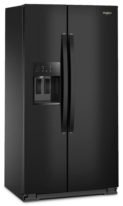 Réfrigérateur Whirlpool de 21 pi³ et de 36 po à compartiments juxtaposés - noir - WRSC5536RB