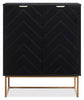 Lottie 28.5" 2-Door Accent Cabinet - Glossy Black | Armoire décorative Lottie de 28,5 po à 2 portes - noir lustré | LOTTBACC