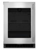 Kitchenaid 24" 5.2 Cu. Ft. Undercounter Refrigerator with Glass Door - KURL324SSB | Réfrigérateur sous le comptoir KitchenAid 24" 5,2 pi³ avec porte en verre – KURL324SSB