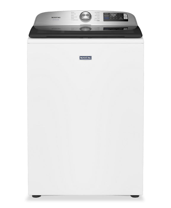 Laveuse intelligente à chargement par le haut Animal Pet Pro de 6,0 pi3 et sécheuse à gaz de 7,4 pi3 de Maytag - blanches 