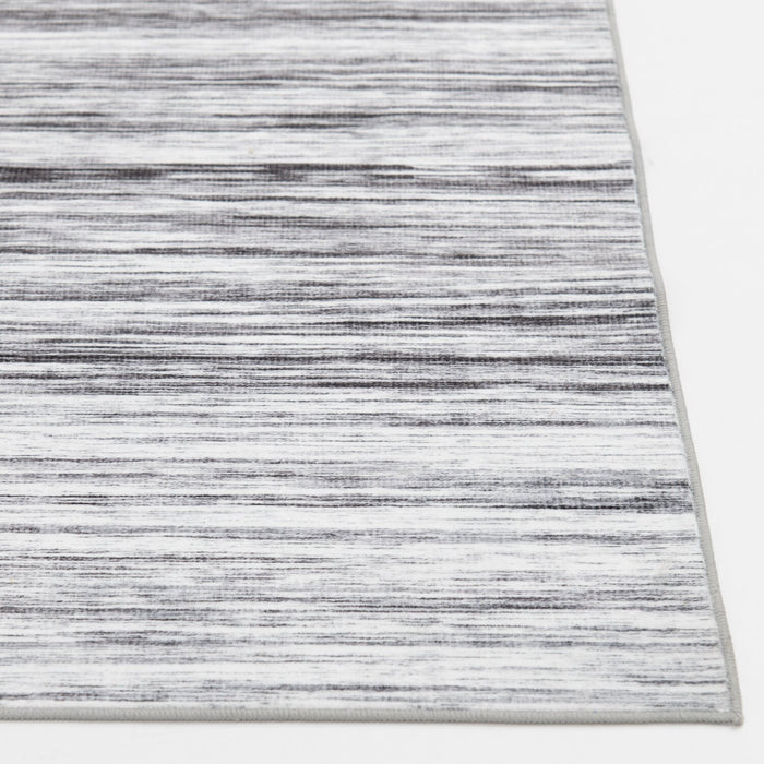 Carpette Ceren grise lavable - 5 pi x 7 pi