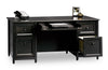 Edge Water 65.12" Executive Desk with 4 Drawers - Estate Black | Bureau président Edge Water de 65,12 po à 4 tiroirs - noir Estate