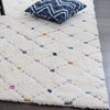 Robin Multi-Colour Moroccan Shag Area Rug - 6'7" x 9'6" | Carpette à poil long Robin multicolore à motif marocain - 6 pi 7 po x 9 pi 6 po