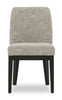 Metro Dining Chair with Polyester Fabric - Beige & Brown | Chaise de salle à manger Metro en tissu de polyester - beige et brun