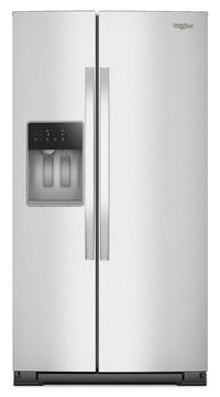 Réfrigérateur Whirlpool de 21 pi³ et de 36 po à compartiments juxtaposés - acier inoxydable résistant aux traces de doigts - WRSC5536RZ