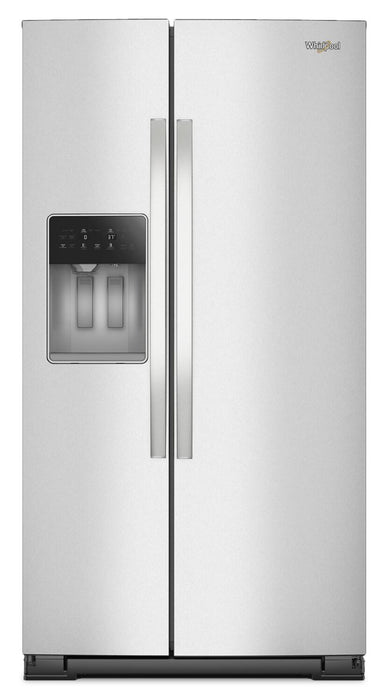 Réfrigérateur Whirlpool de 21 pi³ et de 36 po à compartiments juxtaposés - acier inoxydable résistant aux traces de doigts - WRSC5536RZ